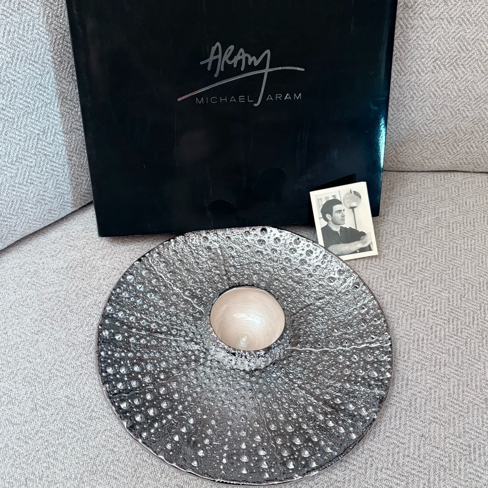 Michael Aram Ocean Sea Urchin Platter & Urchin Bowl NWT❣️